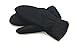 Shearling Mitten Full Skin Black (XL)