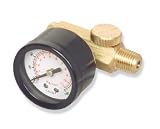 Brass Air Regulator With Gauge