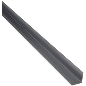PVC Angle NSF-61 Gray, 0.08" Thickness, 1-1/2" x 1-1/2" Leg Length, 48" Length: Industrial &amp; Scientific