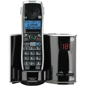 GE 28821FE1 DECT 6.0 Cordless Handset Speakerphone with Answering System and GOOG-411 Features