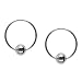 14mm Bali Hoop Earrings Sterling Silver