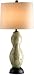Currey and Company 6548 Pale Olive Bobolink Table Lamp with Cream Silk Shades