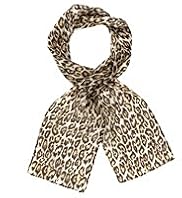 Classic Collection Pure Silk Lightweight Animal Print Scarf