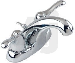 Gerber Allerton Series 43461 Double Lever Lavatory Faucet with 4-1 2 Reach, 4-5 8 Height,... by Gerber