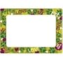 Sunshine Girl 4" x 6" Magnetic Postcard Picture Frame, 'Pet Footprints', Frame Colors: Greens and Purple.