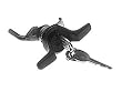 85-94 GMC S15 JIMMY TAILGATE HANDLE & LOCK W/KEYS