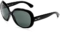 Ray Ban レディース Rb4098 Jackie Ohh Ii ブラック / グレー セルフレーム サングラス