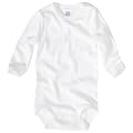 Sanetta 320700 - Body langarm, Basic Collection, Organic Cotton weiss