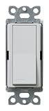 Lutron Diva 15-Amp, 120-Volt to 277-Volt 3-Way Switch in Palladium #SC-3PS-PD