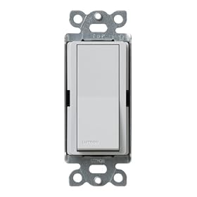 Lutron SC-3PS-PD Diva 15-Amp, 120-Volt to 277-Volt 3-Way Switch in Palladium by Lutron
