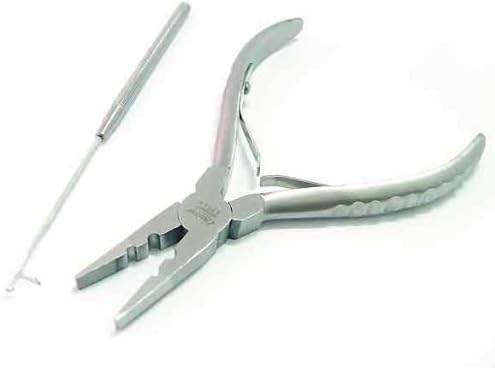 Attach Remover Pliers Clamp Tool for Micro Ring Link Tube Beads I Tip Stick Hair Extensions by Hair Extension Tools