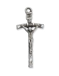 Sterling Silver Papal Crucifix