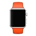 Apple Watch Band, Perman Sports Comfort Smooth Silicone Replacement Smart Watch Bracelet Strap Band Watchband for Apple Watch 42mm Orange
