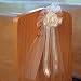 Weddingstar 7222-79 Pre-made Tulle & Ribbon Bows with Silk Rose- Ivory