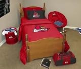 Louisville Cardinals Bed Comforter Set (Full/Queen) - NCAA College Athletics
