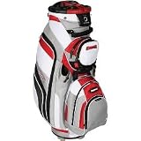 Bag Boy Revolver Pro Cart Bag - White, Red and Tan