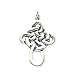 Pendant - Silver Irish Celtic Fancy Cross Knot Pendant Charm