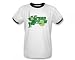 Search : Green Arrow Ringer T-shirt - Green Arrow Adult White/Black Tee