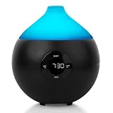 from Made by Zen @ WOWOOO OPUS Aroma Diffuser - Black - alarm clock gently wakes you up with aroma, sound and light