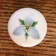 FLOWERS SWEET WHITE TRILLIUM FLOWER DRAWER PULLS KNOBS
