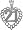 Genuine Sterling Silver Fancy #21 Heart Age Pendant with 16