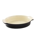 Le Creuset 14 Inch Oval Baking Dish, Black Onyx by Le Creuset
