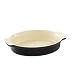 Le Creuset Stoneware 14-Inch Oval Baking Dish, Black Onyx