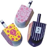 Painted Wood Dreidels
