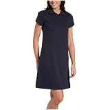 Cap Sleeve Knit Polo Dress