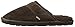 Lamo Men's Scuff Slipper - Suede Shoe, Black