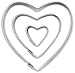 Wilton Fondant Cut Outs 3/Pkg Hearts W417434, 6 Item(s)/Order