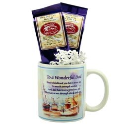 Wonderful Dad Gourmet Coffee Gift Set - Father's Day Gift or Birthday Gift for Dad