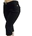 Womens Plus Size Stretchy Premium Twill Jeans Capri Pants