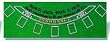 Black Jack Table Cover - Roulette/Craps/Blackjack/Baccaratt Equipment Gaming Equipment