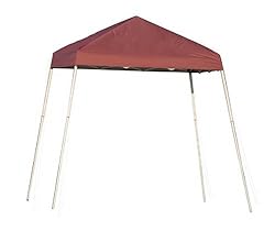 ShelterLogic 8x8 Slant Leg Pop Up Canopy (Red)