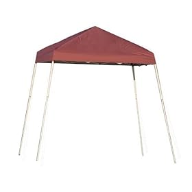 ShelterLogic 8x8 Slant Leg Pop Up Canopy (Red)