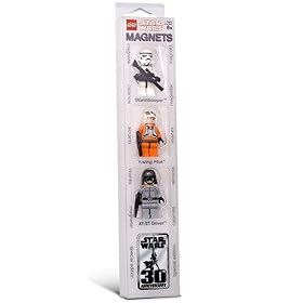 Star Wars Magnet Set: Stormtrooper, Y-wing Pilot and AT-ST Pilot