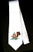 Party Decoration Necktie with soaked, beaver