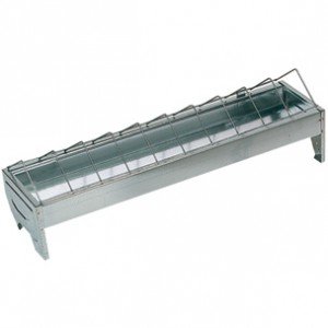 Mangeoire Galvanisee Poules 50 Cm - Abreuvoir