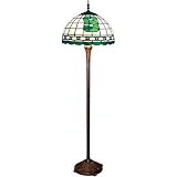 Michigan State Spartans NCAA Stained Glass Floor Lamp