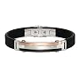 Mens Stainless Steel and Diamond Bracelet By Rosso