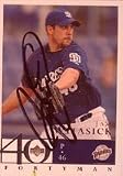 Jay Witasick, San Diego Padres, 2003 Upper Deck Fortyman Autographed Card