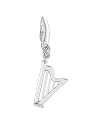 Sterling silver HARP (Charm)
