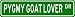 PYGMY GOAT LOVER Street Sign ~ Custom Aluminum Street Signs