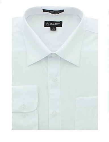Milani Men's Dress Shirt With Convertible Cuffs