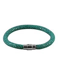 Sky Blue Bracelet - Genuine Stingray Skin Leather