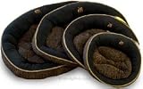 Black Faux Jag Cloud Bed, SIZES: SMALL