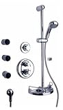 La Toscana by Paini SHOWER6BN Shower System, Brushed Nickel