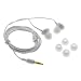 GTMax Universal Stereo Candy Soft Gel Headset 3.5mm - White for Apple iPod Touch 1st 2nd 3rd Generation, iPod Nano 5th 4th 3rd 2nd Generation, Classic, Video