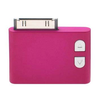 FM Transmitter for iPod Nano 2nd Gen, also compatible any iPod with dock connector, 3G, 4G, 5G etc. (Pink-0156)